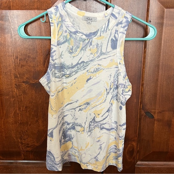 RAILS The Racer Tank Blue Marble - Picture 2 of 6